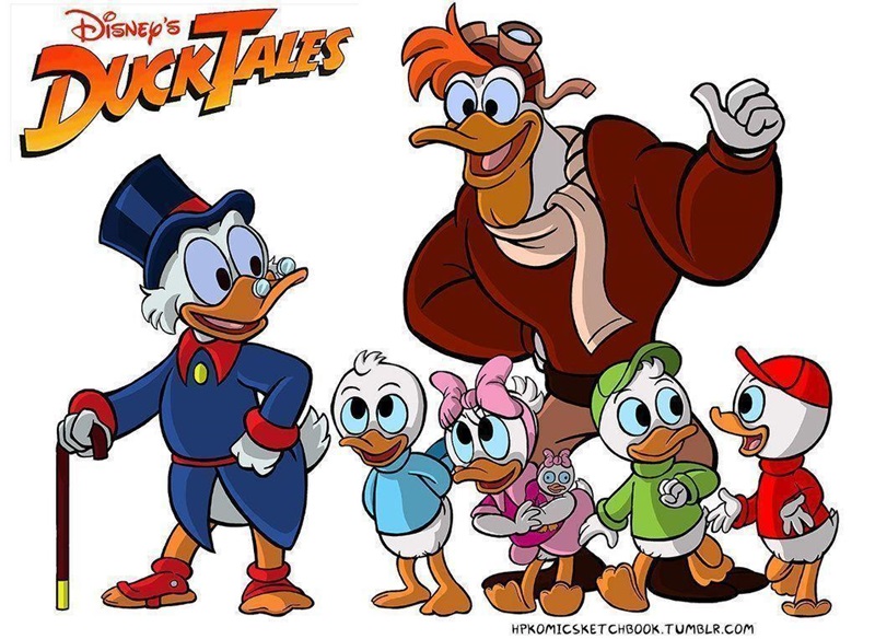 imagem da primeira versão de DuckTales